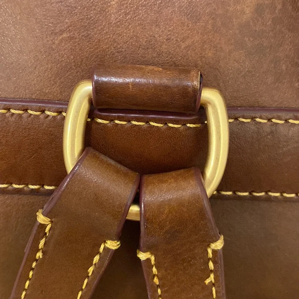 Dooney Bourke Florentine Zip Pod Backpack chestnut - Picture 6 of 13